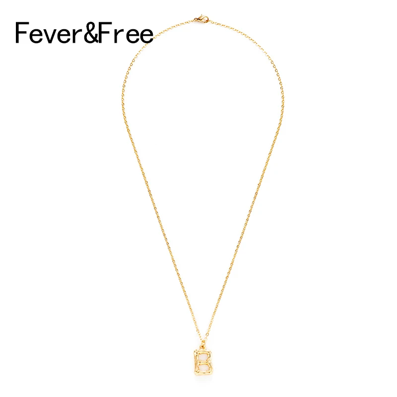 Fever & Free A Z 26 букв ожерелье с подвеской для женщин английское женское модное