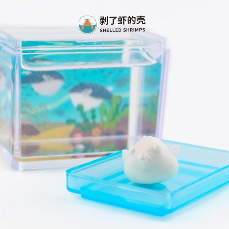 Японские капсульные игрушки Yell Gashapon морская лошадь медуза модель медузы
