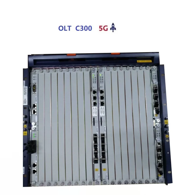 Оригинальный ZTE ZXA10 C300 OLT 10GE HUVQ карты * 2 шт SCXN с PRWH DC источника питания поддержка 8GPON