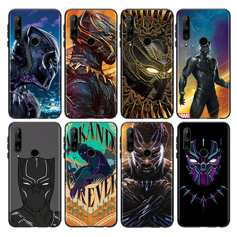 

Marvel Avengers Black Panther Silicone Cover For Huawei Honor 8S 2019 8C 8X Max 8A 2020 Prime 8 7S 7A Pro RU 7C Black Phone Case