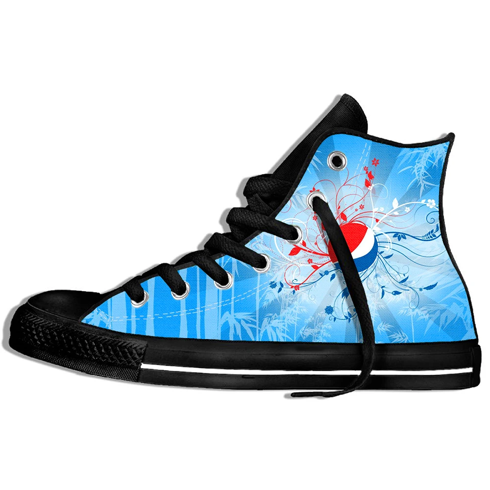 Прогулочные парусиновые ботинки дышащая обувь с классическим логотипом Pepsi и