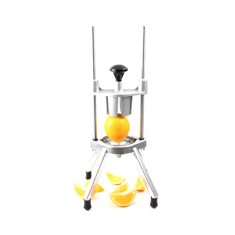 Vertical aluminum alloy fruit and vegetable cutting machine, melon and fruit cutting equipment, commercial manual