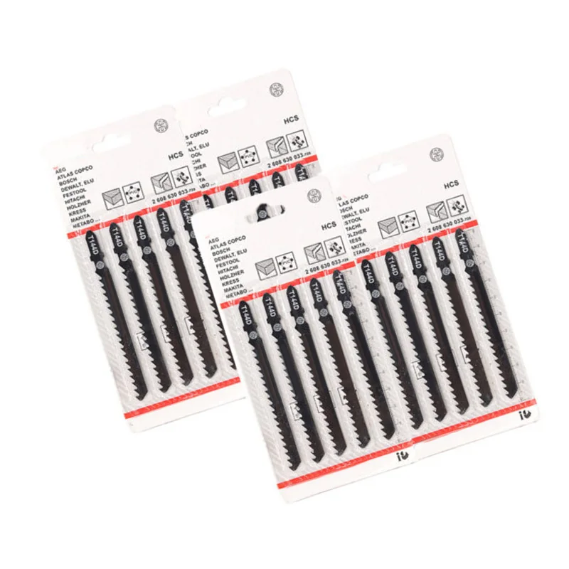 

20pcs Assorted T Shank Jigsaw Blades Set Metal Plastic Wood Jig Saw Cutter Tools
