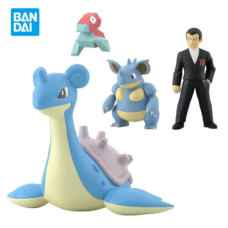 

Модель в наличии Bandai из аниме, масштаб 1/20, Покемон, фигурка мира, Lapras, коллекционная экшн-фигурка группы Джованни, игрушки для мальчиков