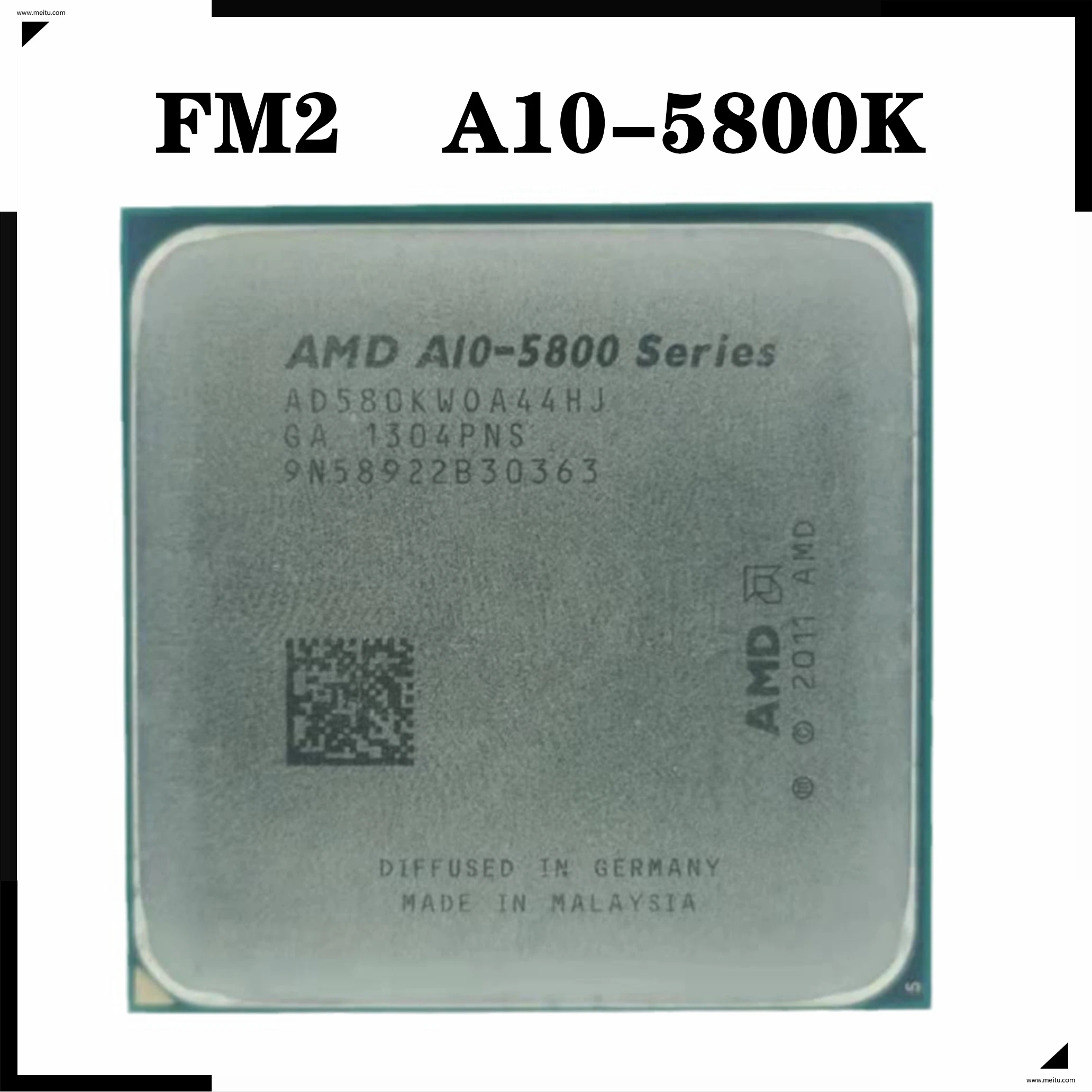 Desktop CPU A10-Series A10 5800K 5800 Quad-Core Processor AD580KWOA44HJ/AD580BWOA44HJ 0Socket FM2 | Компьютеры и офис