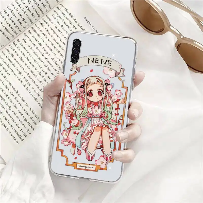 

Toilet Bound Hanako Kun Phone Case Transparent for Samsung s9 s10 s20 Huawei honor P20 P30 P40 xiaomi note mi 8 9 pro lite plus