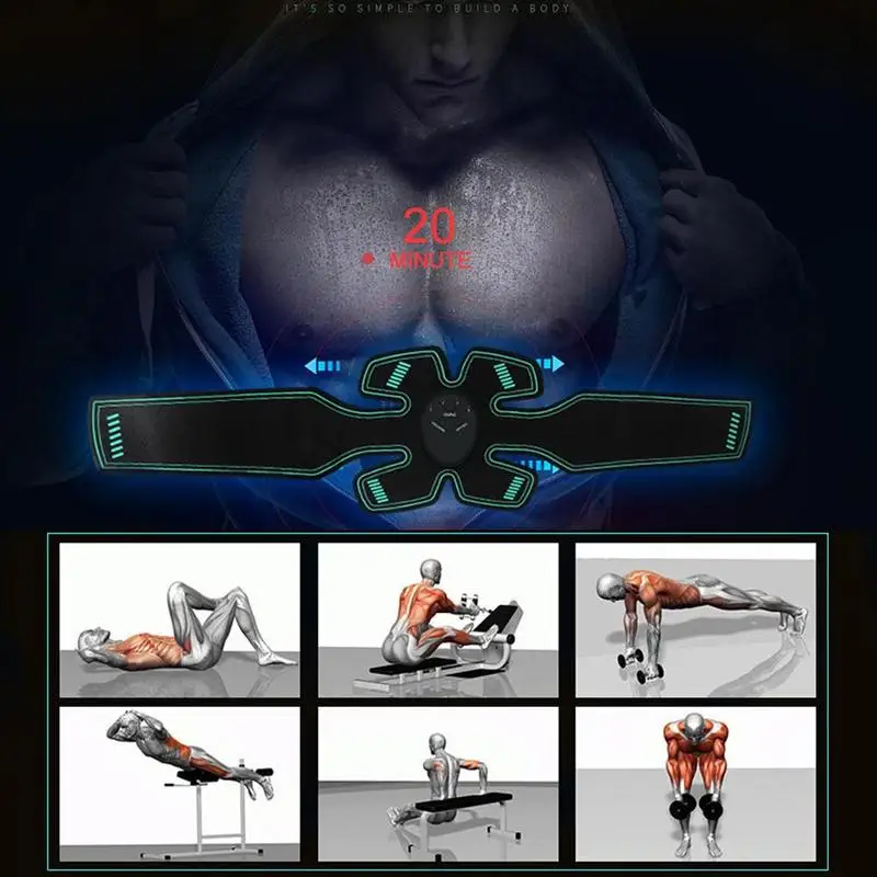 Новый Электрический Фитнес брюшной мышцы пояс ленивый фитнес оборудование дом