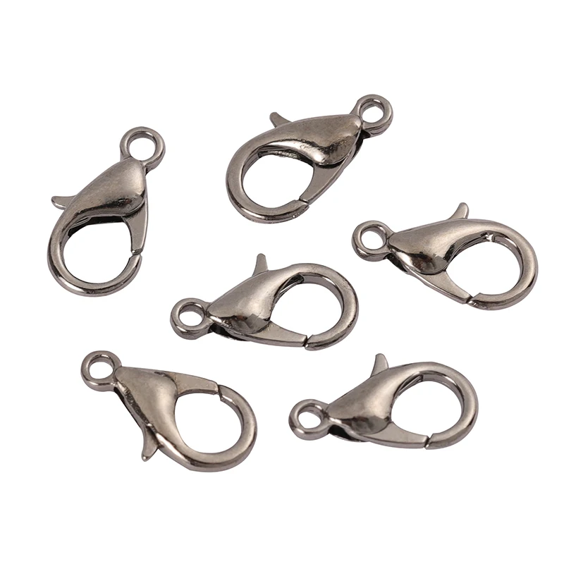 Античная бронзовая застежка-карабин крючки для ожерелий и браслетов 100 шт./лот 10-18