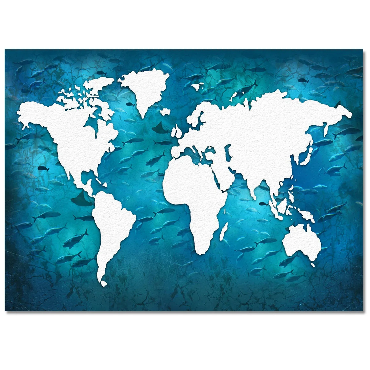 ?? 地球プレートの地図海の魚カーペットベッドルームベッドサイド毛布ラグクロークカーペットの寝室の装飾