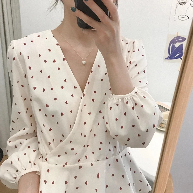 

925 Sterling Silver Elegant Pearl Heart Pearl Charm Necklace Pendant Christmas Jewelry Necklace For Women Wedding choker dz539