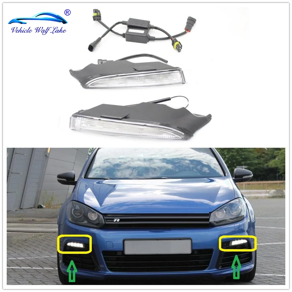 Для VW Golf 6 MK6 R20 2009 2010 2011 2012 2013 авто Стайлинг автомобиля светодиодный светильник