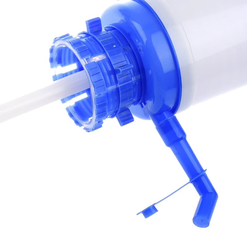 Питьевой воды Ручной пресс насос для бутилированной диспенсер офис синий белый |