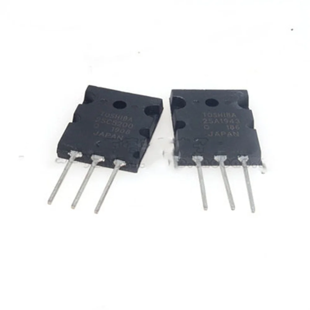 

6PCS 2SA1943 TO-3P 2SC5200 TO-3PL=3pair ( 3PCS C5200 + 3PCS A1943 )