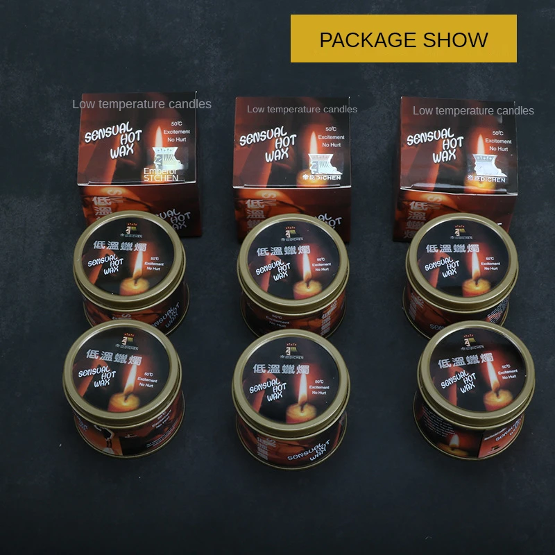 Жестяная консервированная низкотемпературная свеча БДСМ секс-свеча капельная
