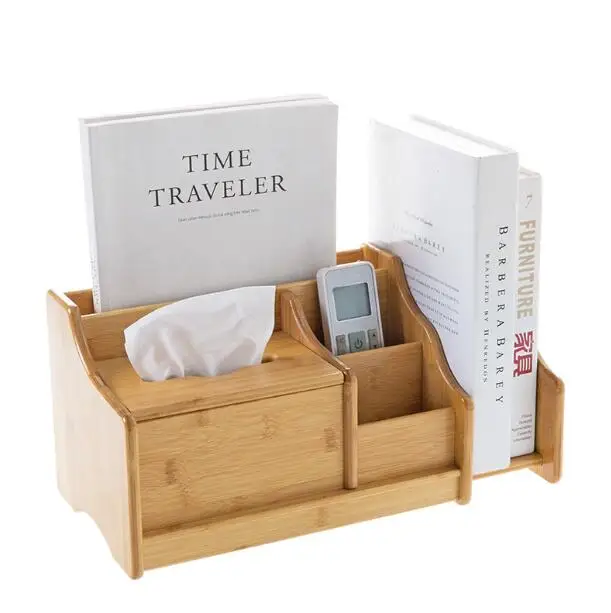 Офисные аксессуары бамбуковый бумажный поднос выдвижная полка для книг