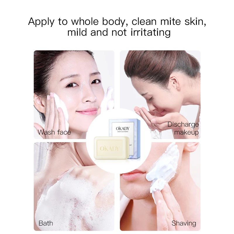 Морская соль мыло ручной работы анти клещи контроль маслом стойкий Питательный