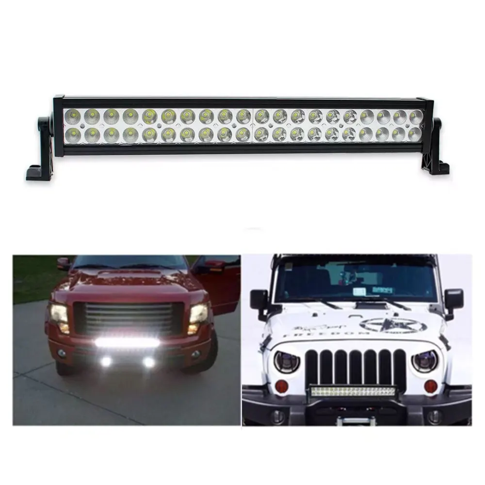 22 дюймов 18W 12V 24V 6 светодиодный рабочий светильник бар Offroad Точечный мотоцикл для