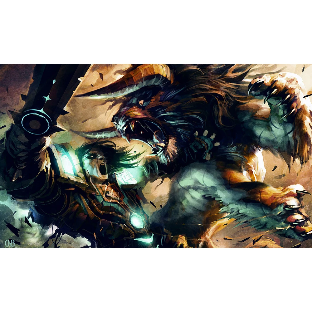 Настольная подставка высокого качества толщиной 2 мм игровой druid коврик WOW tauren