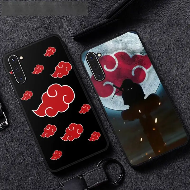 

Phone Case For Samsung galaxy S A note 6 7 8 9 10 20 31 40 50 51 71 edge plus 5G Akatsuki Anime N-Naruto mobile bags