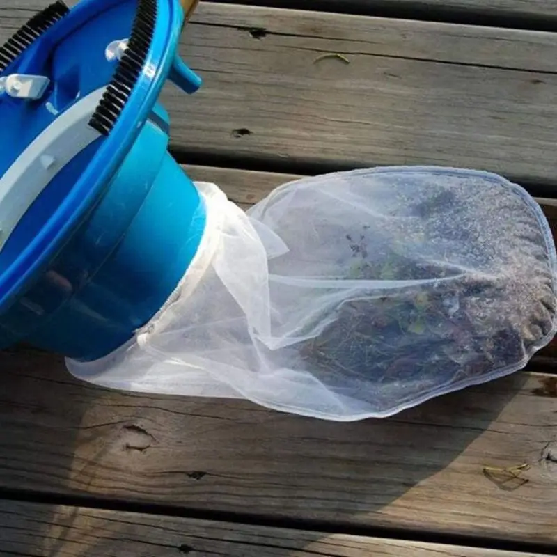 

Swimming Pool Suction Vacuum Cleaner Leaf Eater Gulper with Brushes Bag Wheel