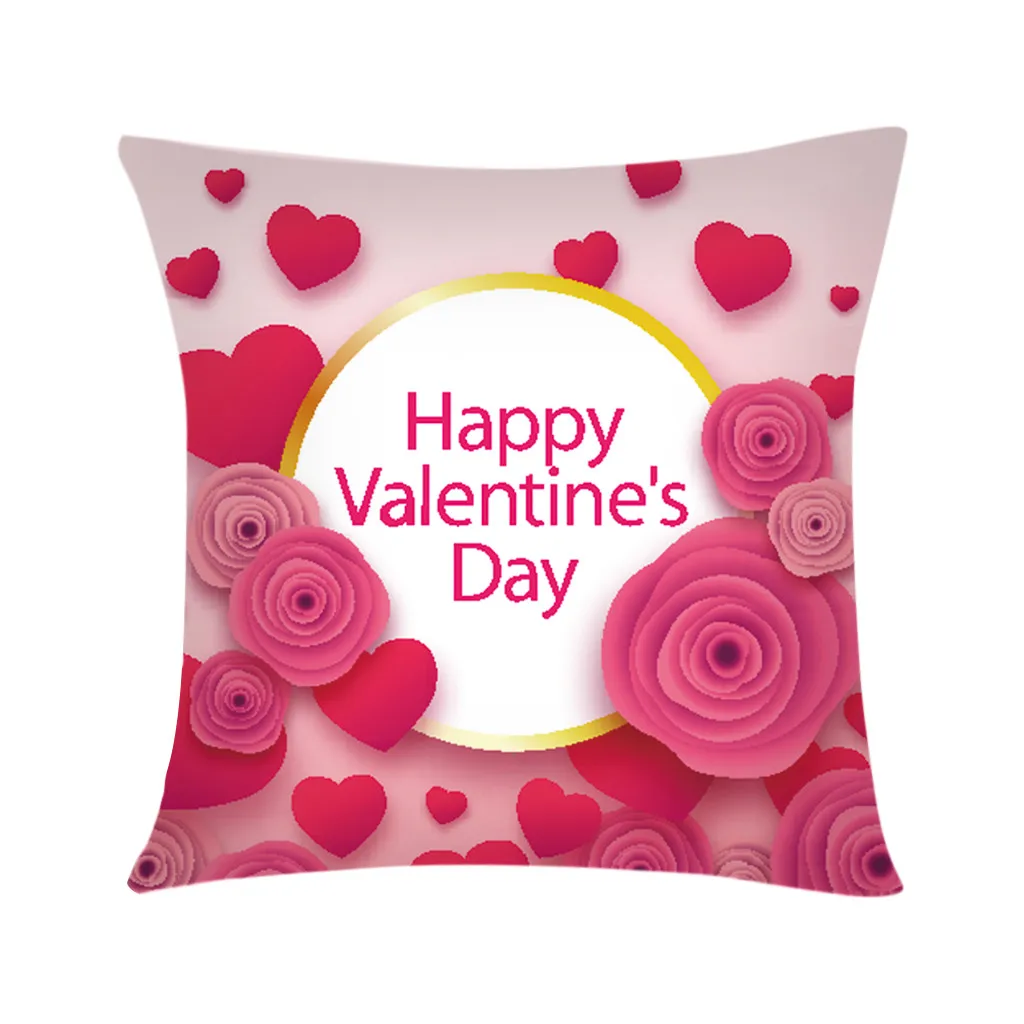 Счастливый День святого Валентина с принтом в виде героев мультиков и сердца