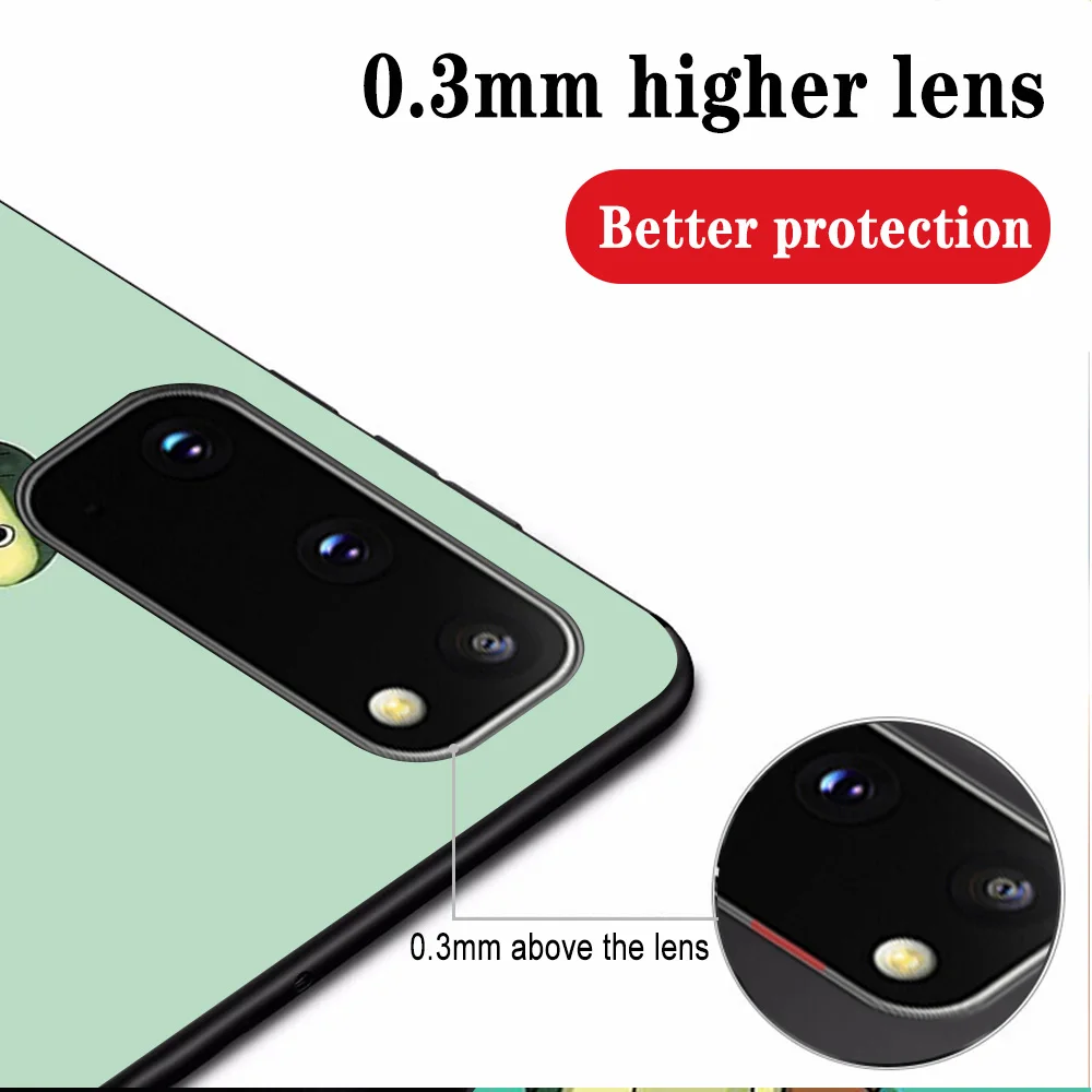 

Funny Avocado Phone Case for Samsung A51 A71 S21 S20 A50 A70 A40 A20 A20E S10 S9 S8 Ultra Puls Note 20 10 9 Plus Cover Fundas