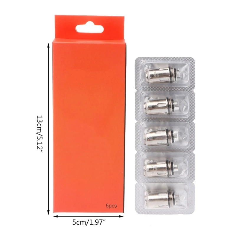 

5Pcs/Set Replacement Atomizer Coil Heads For SMOK Vape Pen 22 Core 0.3 Ohm