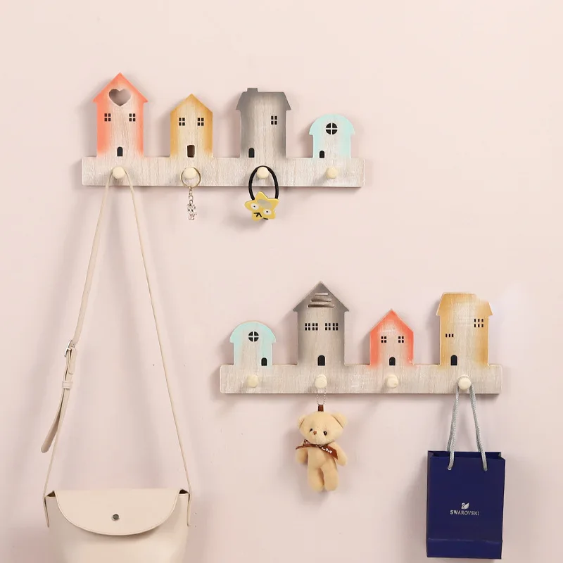 

Home decoration Wall Hook clothes Coat Hat Scarf Key Storage Rack Decorative Hooks Bathroom Bedroom Kitchen Bathroom Accessories