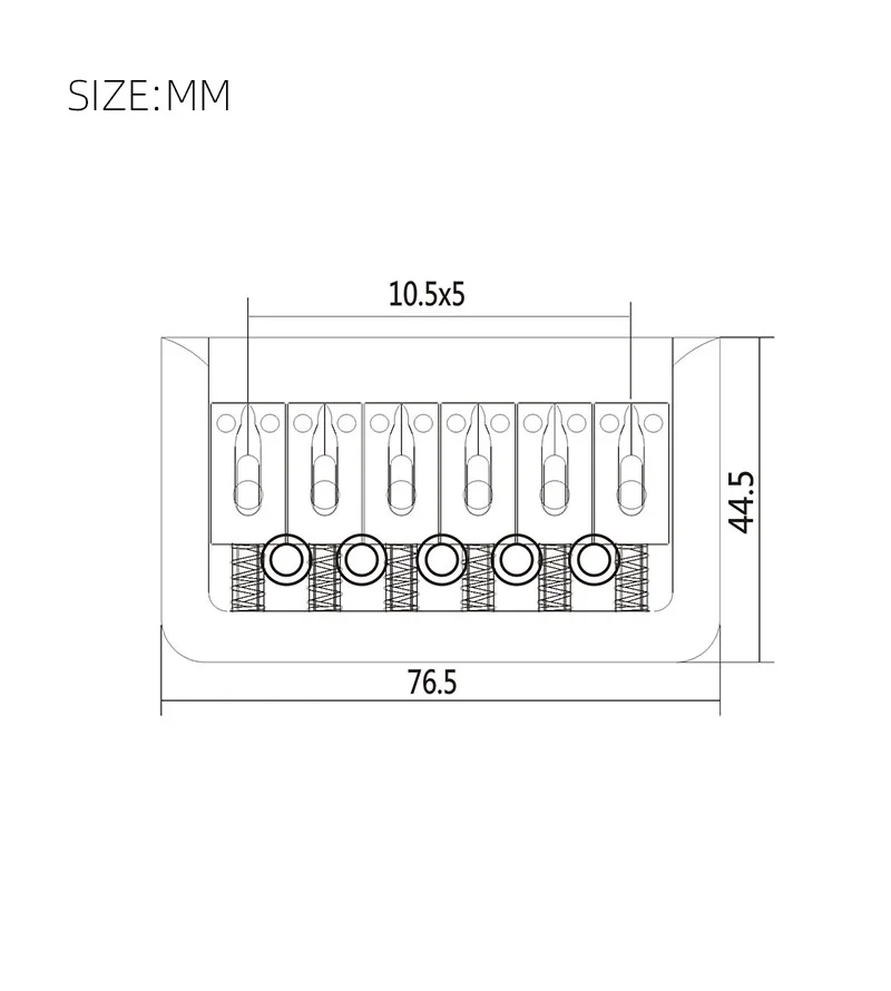 elektrische gitarre string durch körper brücke 6 string feste brücke 765x445 mm hard tail teile schwarzchrom free global shipping