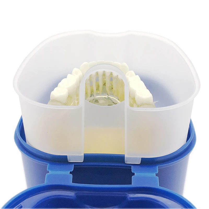 Контейнер для зубных протезов 1 шт. контейнер с фильтром специальная коробка