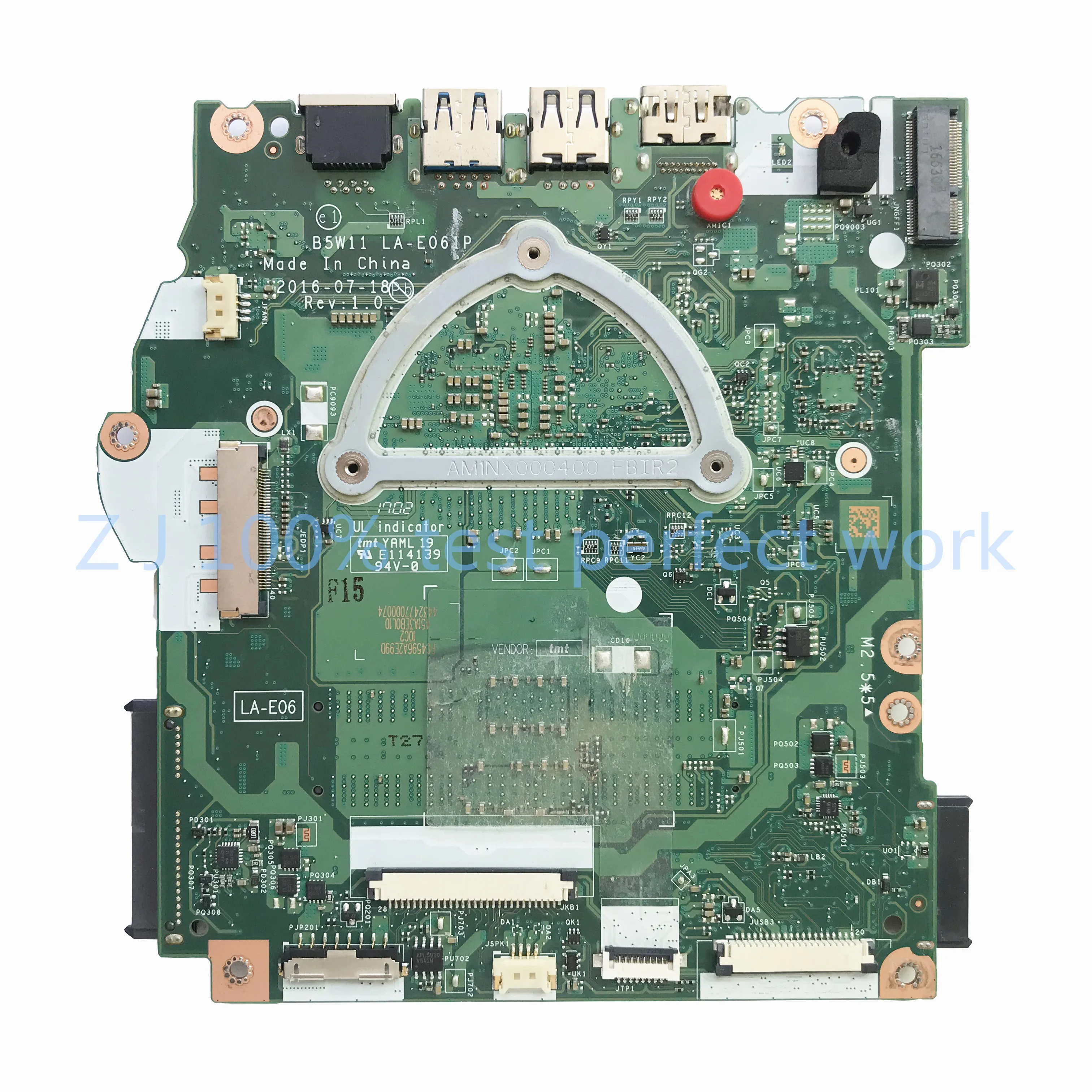 Оригинальная материнская плата для ноутбука ACER Aspire ES1 572 NBGKQ11001 B5W11 LA E061P с SR2ZW I3 7100U