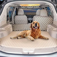 dog carrier barrier trunk barrier for dogs travel accessories dog protection net car pet carrier for hatchback suv mesh safe net