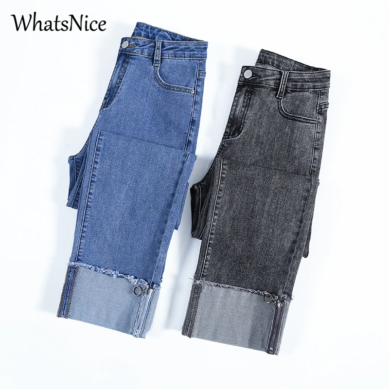 

Дешевые оптовые продажи 2021 весна лето осень новые модные джинсы с высокой талией женские повседневные джинсовые женские брюки женские офис...