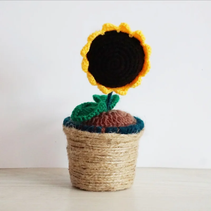 Подсолнух ручной работы детская мягкая плюшевая игрушка кукла милый спящий