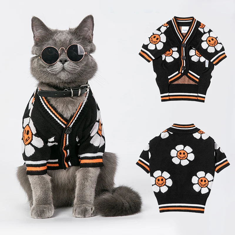 

Clothes For A Cat Suit Dog Winter Sweater Jacket Sphinx Sphynx French Bulldog Chihuahua Mascota Kittens Cat First Round Small