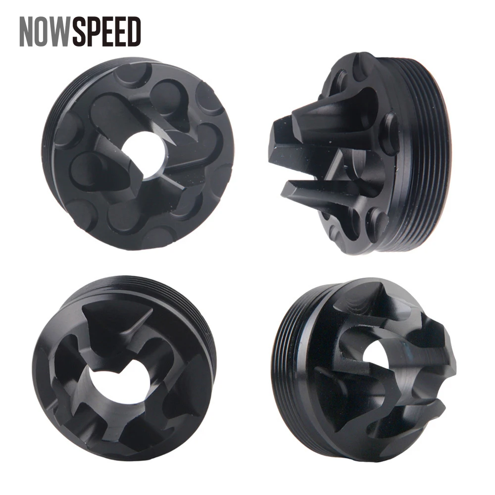 

4pcs 7075 Aluminum threaded Adapter Flash Hider Front end Cap 1.375x24