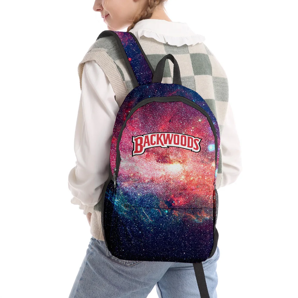 Рюкзак-портфель для ноутбука с 3D-принтом сигар и звездного неба | Багаж сумки