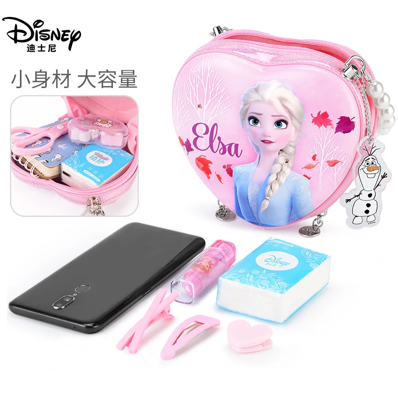 Authentic Disney Aisha Princess Messenger Bag Children's Little Girl Bags Cute Mini Frozen Girls Children's Bags