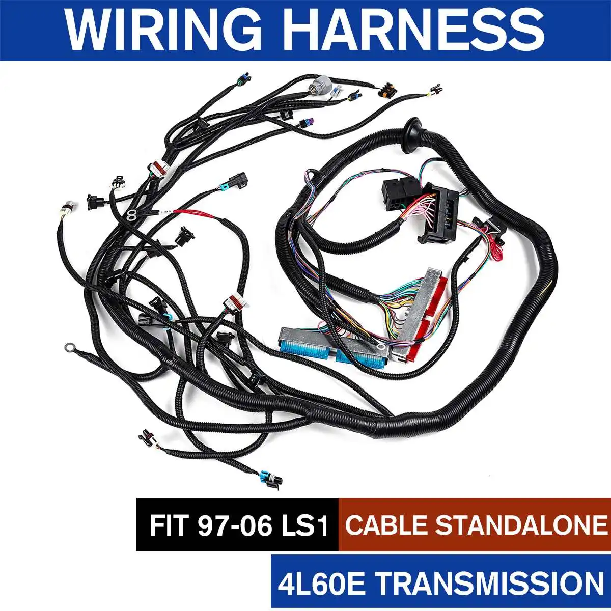 03 07/97 06 двигатели VORTEC автономный LS2/DBC LS1 жгут проводов с 4L60E привод на проводе 4 8 5 3 6