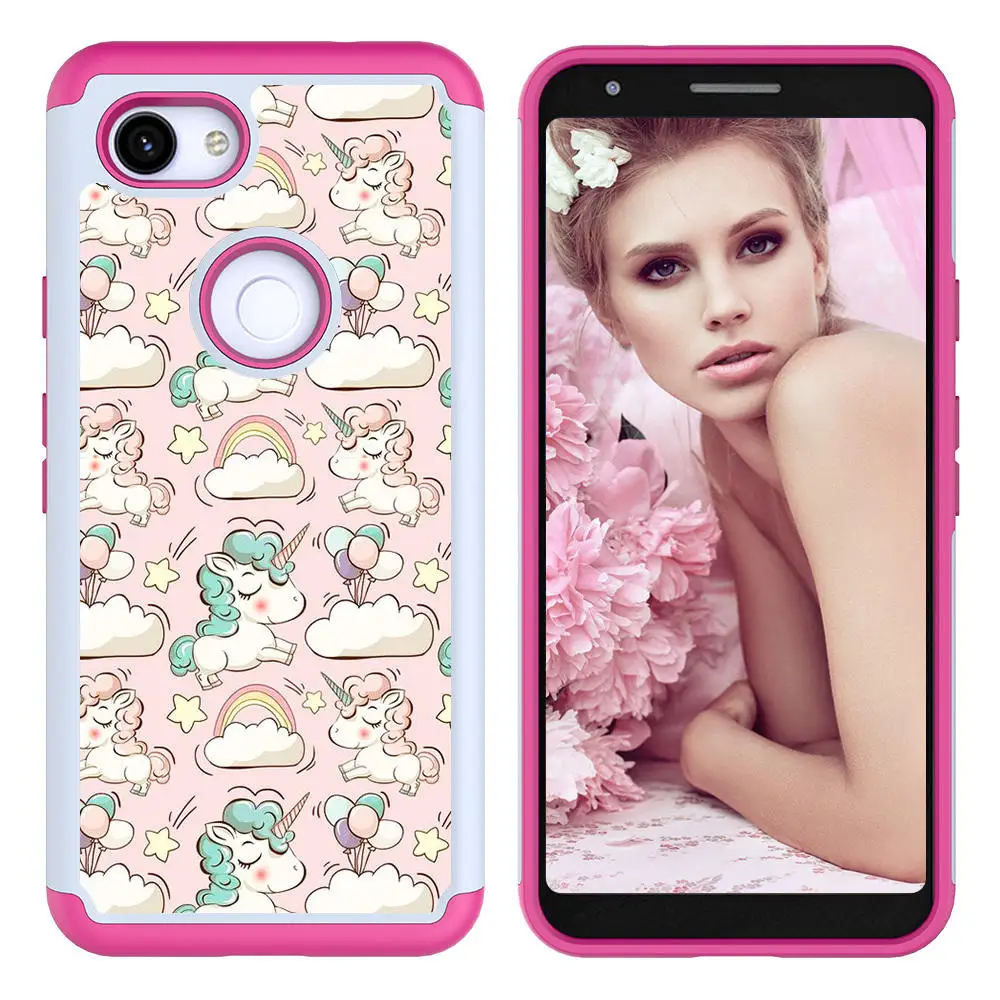 Pink pony Милый чехол для google pixel 3a 4 xl с мультипликационным рисунком, Защитный Мягкий бампер, чехол s на google pixel XL 3 3A, противоударный чехол - Цвет: Pink pony