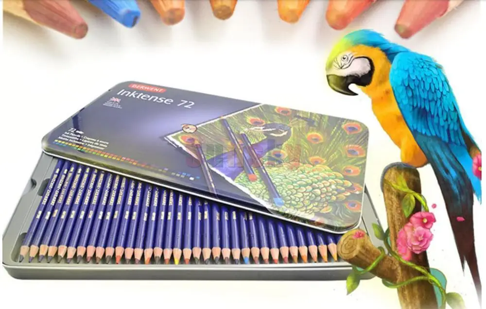 72 Цвета художник Cor do Chumbo lapis de cor Plomo colores art Derwent Inktense водорастворимый карандаш для