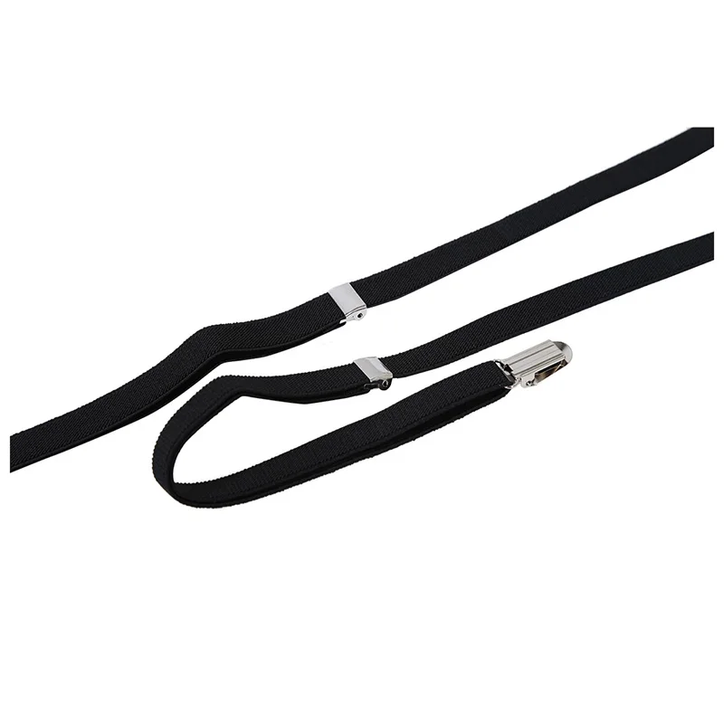

Black Y Back Elastic Suspender Strap Pants Braces Adjustable for Lady