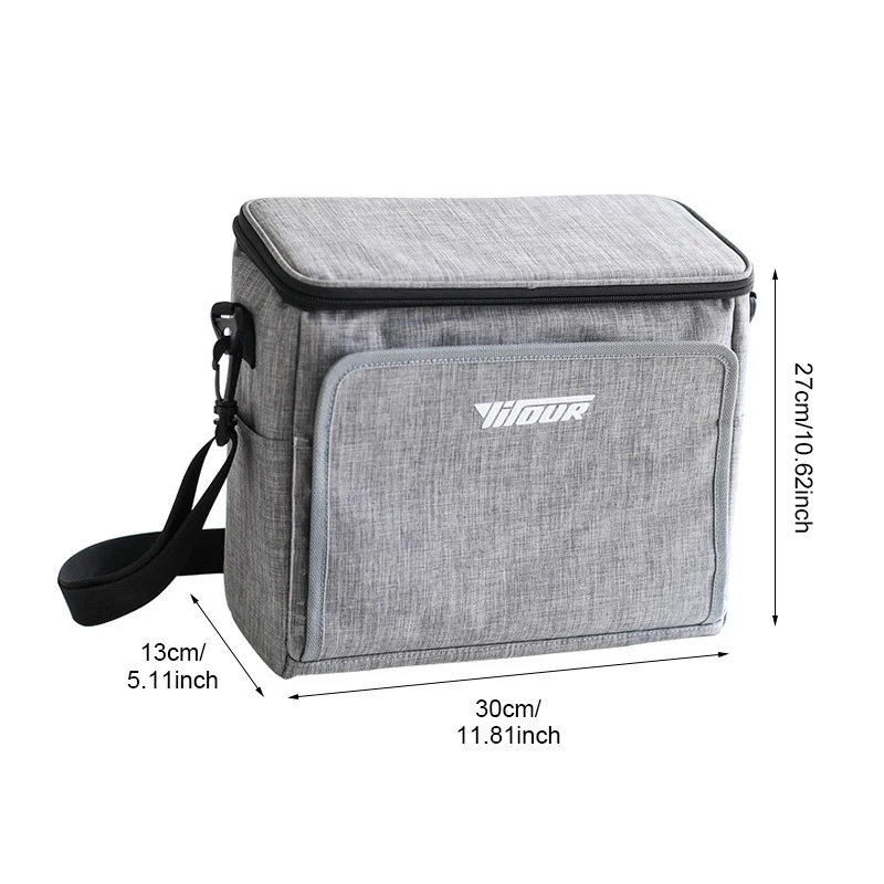 Большая вместительная сумка-холодильник термо-Ланч-бокс для пикника