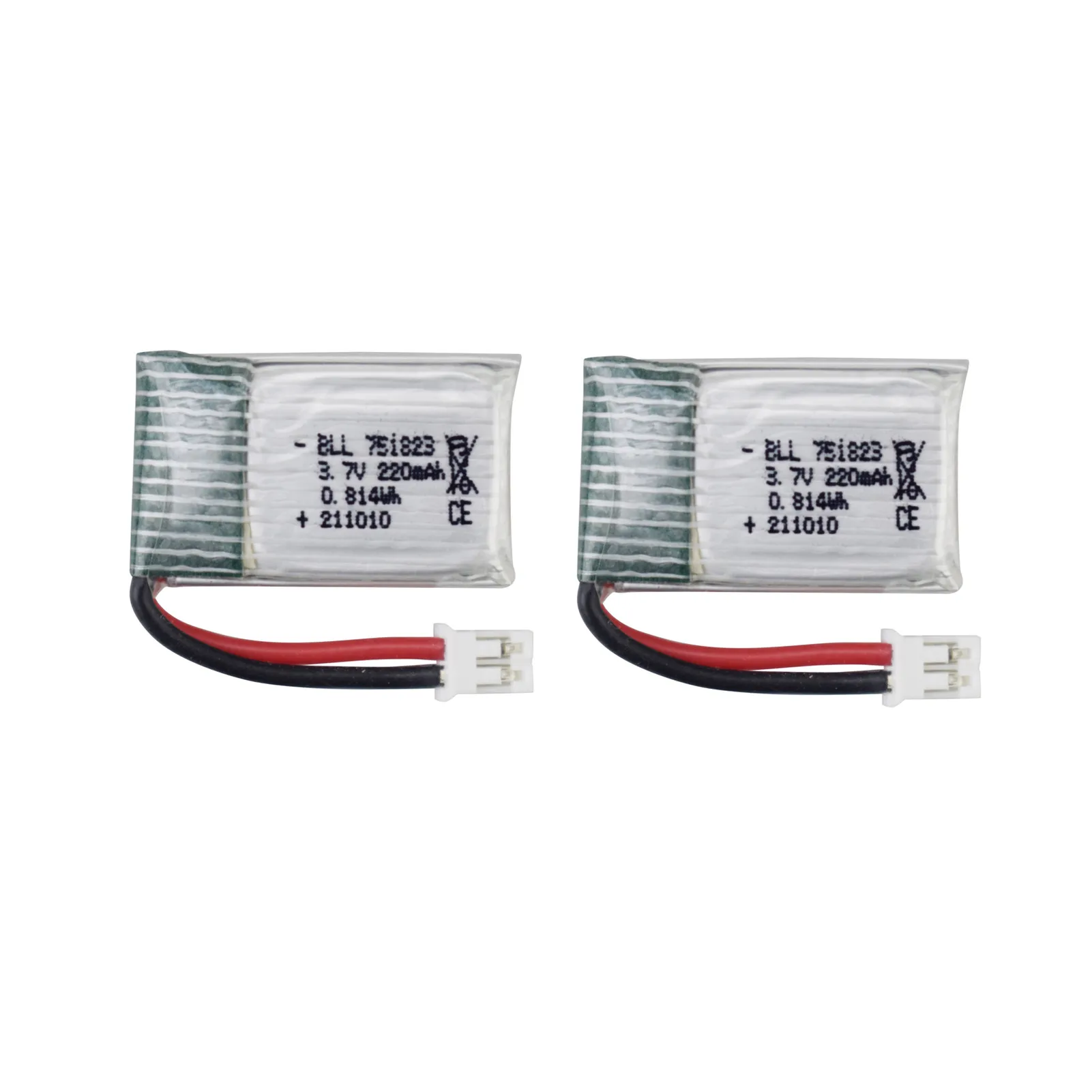 2 шт., литиевая батарея 3,7 в 220 мАч для E010 GoolRC T36 NINHUI NH010 F36 H36 HS210, аксессуары для дрона