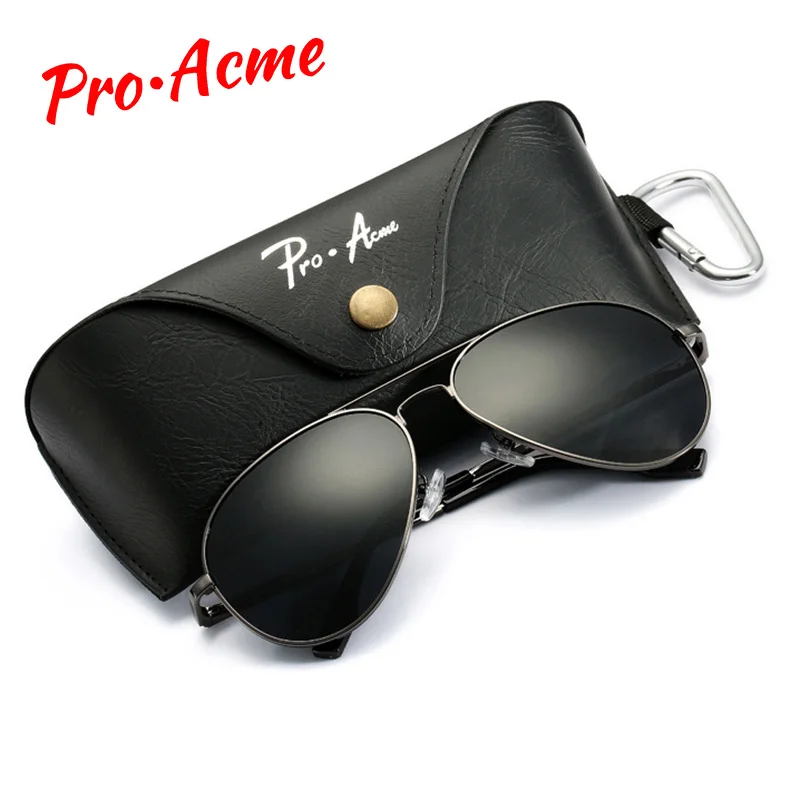 

Pro Acme 3Size Large Metal Polarized Sunglasses Men Women Classic Pilot Driving Sun Glasses Twin-Beams Frame Dropshipping PA1052
