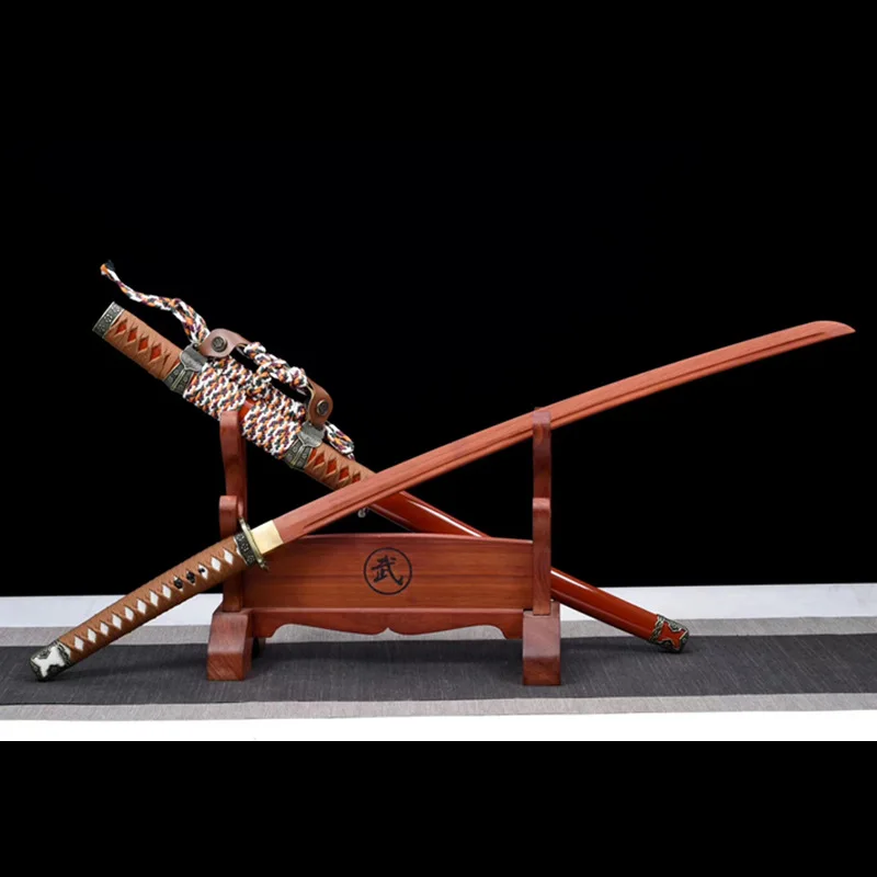 

Advanced mahogany exquisite sword Japanese bushido kendo 104cm competition stage performance durable props toys