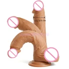 Реалистичный фаллоимитатор, силиконовый пенис на присоске, реалистичный интимные игрушки для женщин для взрослых, Женский массажер точки G