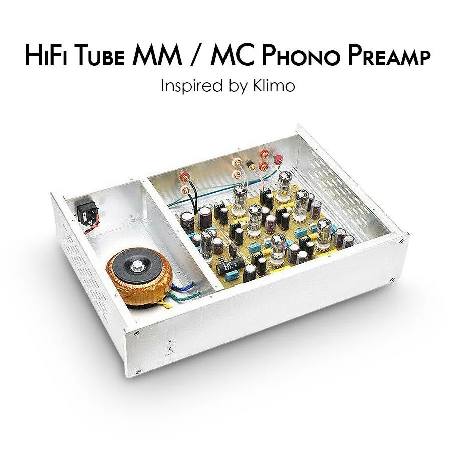 HiFi ламповый фоноусилитель MC мм RIAA поворотный усилитель Замена для D. Климо |