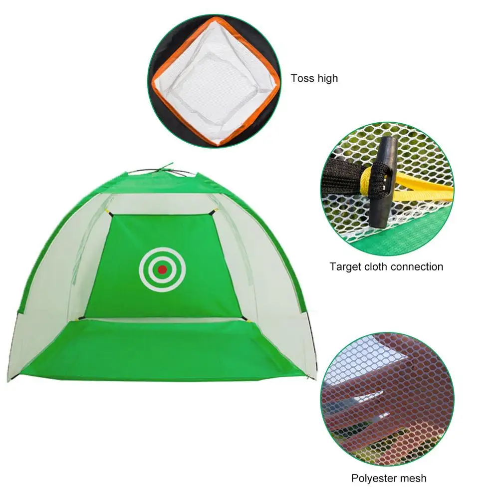 

Учебные пособия для гольфа, Складная сетка для тренировок в помещении и на открытом воздухе, клетка для игры в гольф, для сада, пастбища, трен...