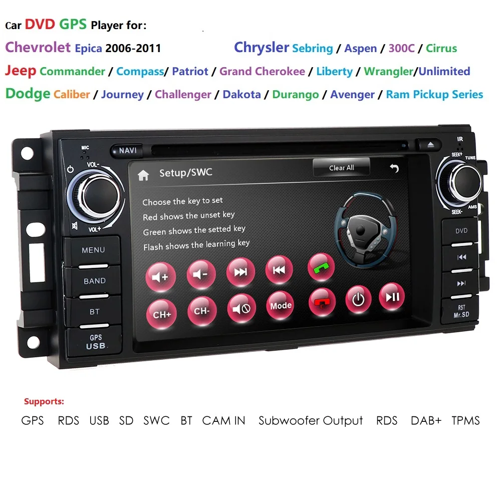 6 2 дюймовый автомобильный DVD GPS Радио Навигация для Jeep Cherokee Компас коммандер